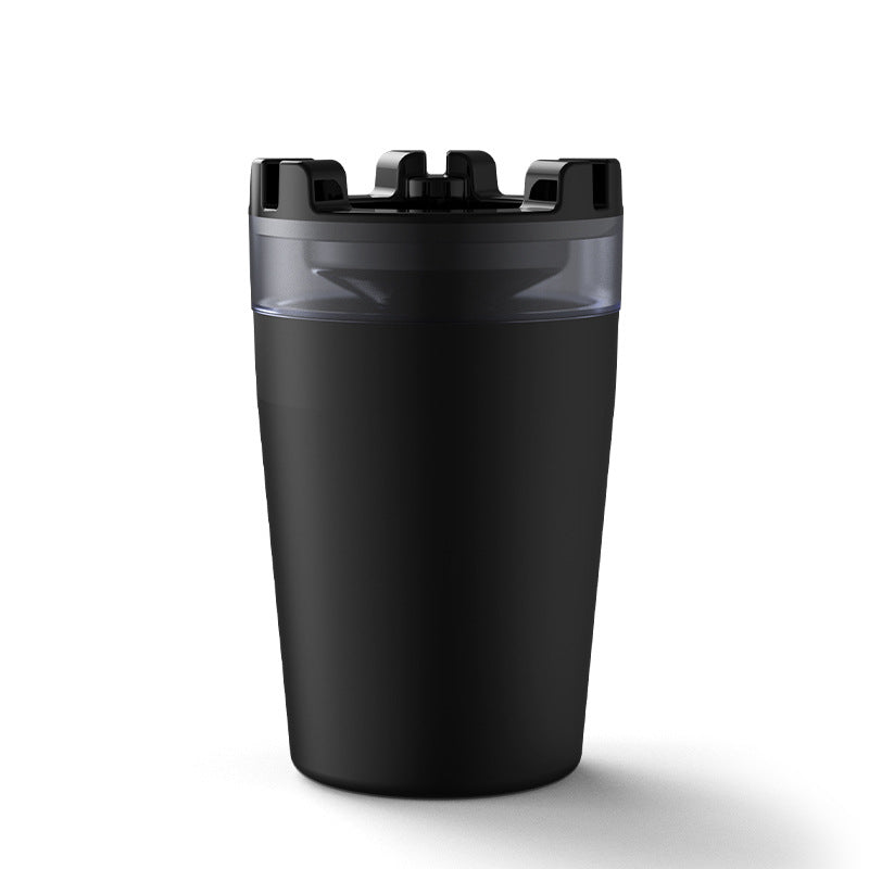 Compact Car Ashtray with Automatic Extinguisher - Luxicro