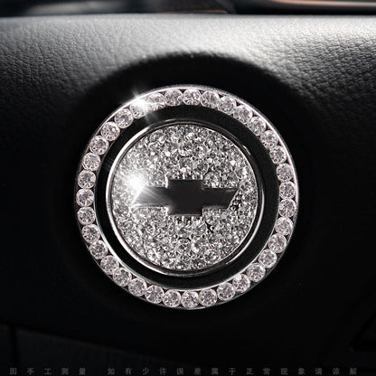 Sparkly Car Key Start Button Cover Ring