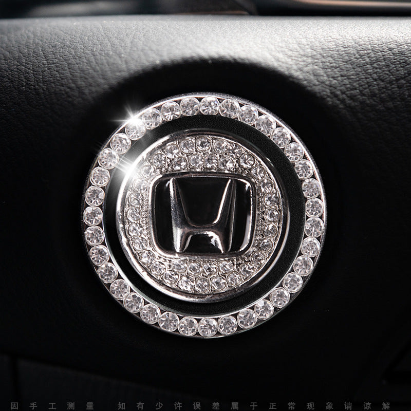 Sparkly Car Key Start Button Cover Ring
