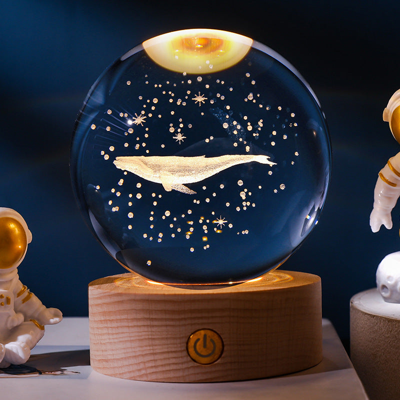 Shining Crystal Orb Decoration