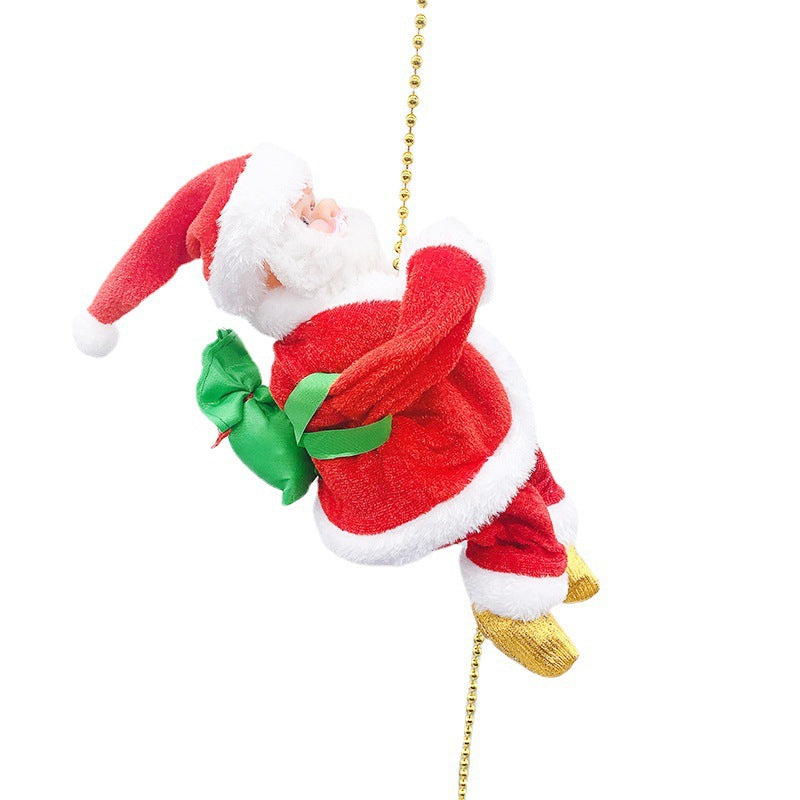 Jolly Christmas Climber Doll Figure