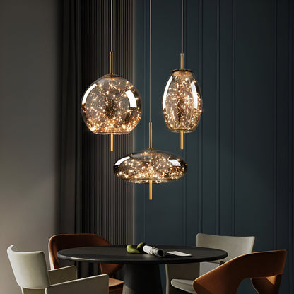 Beautiful Pendant Glass Lighting Fixture