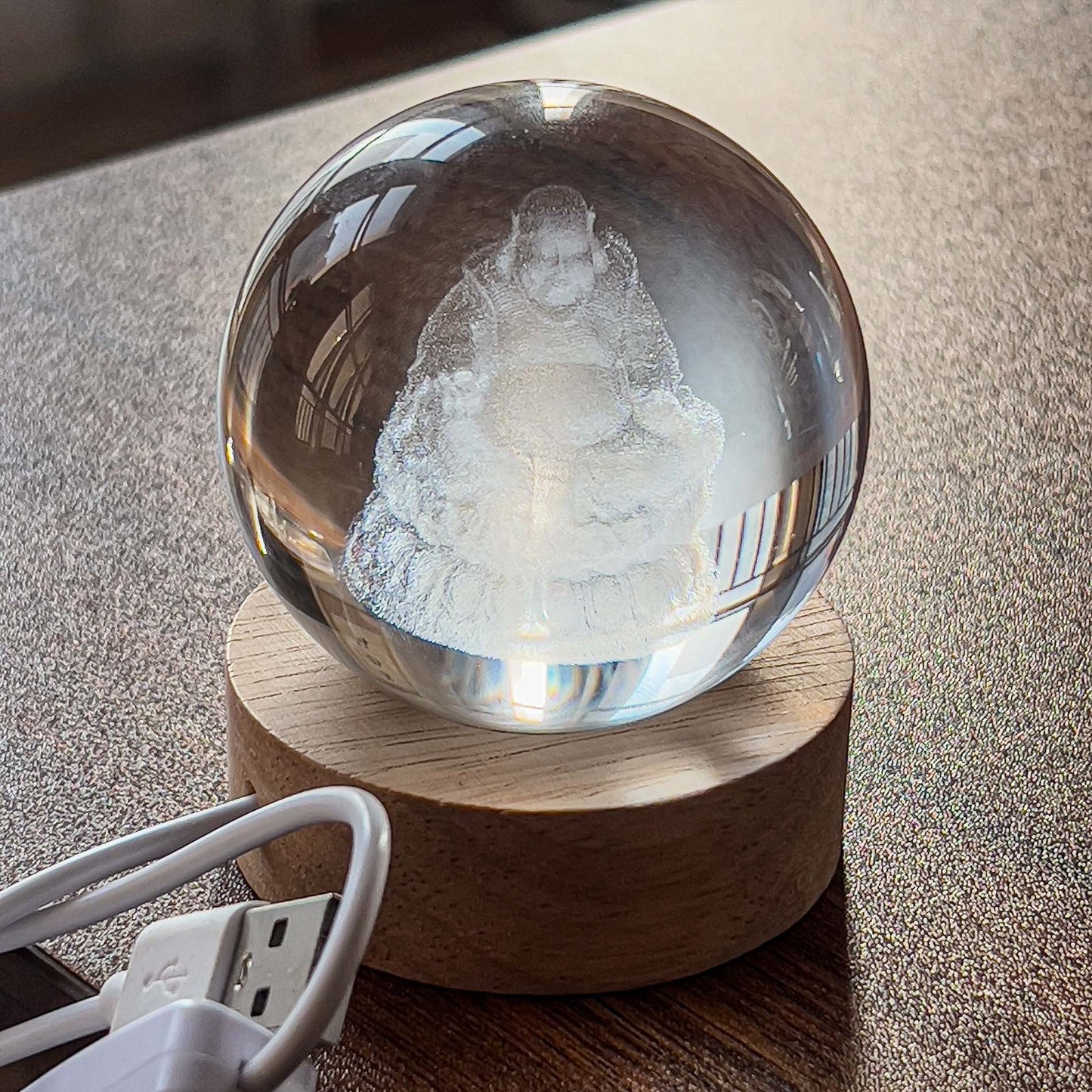 Shining Crystal Orb Decoration