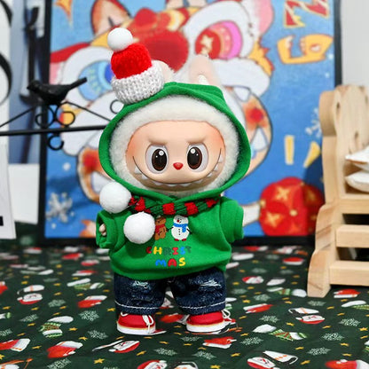 Labubu Doll Winter Festive Sweatshirt Clothing