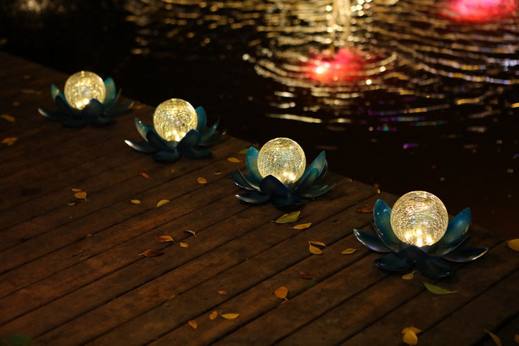 Bright Outdoor Solar Powered Garden Lamp