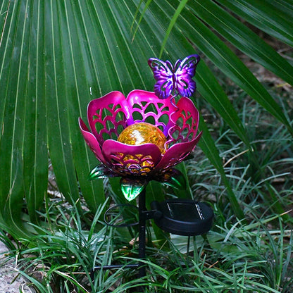 Bright Solar Garden Flower Light