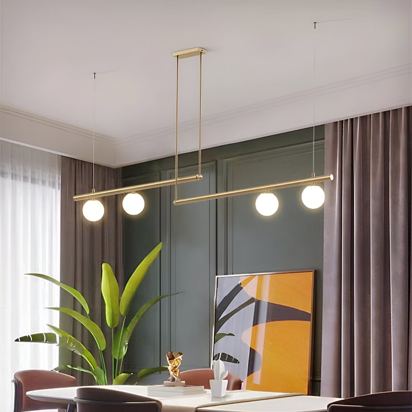 Stylish Clear Hanging Lamp