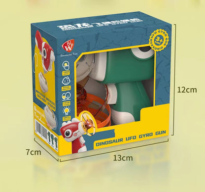 Cool Dinosaur Toy Spin Top and Frisbee Set
