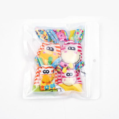 Cozy Infant Sock and Charm Bangle Set