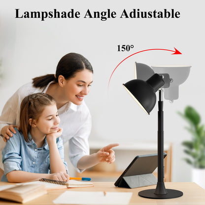 Compact Student Desk Light with USB Port Adjustable Arm