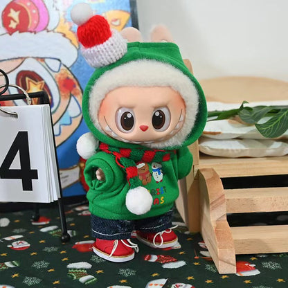Labubu Doll Winter Festive Sweatshirt Clothing
