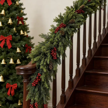 Fresh Fragrant Holiday Evergreen Wreath