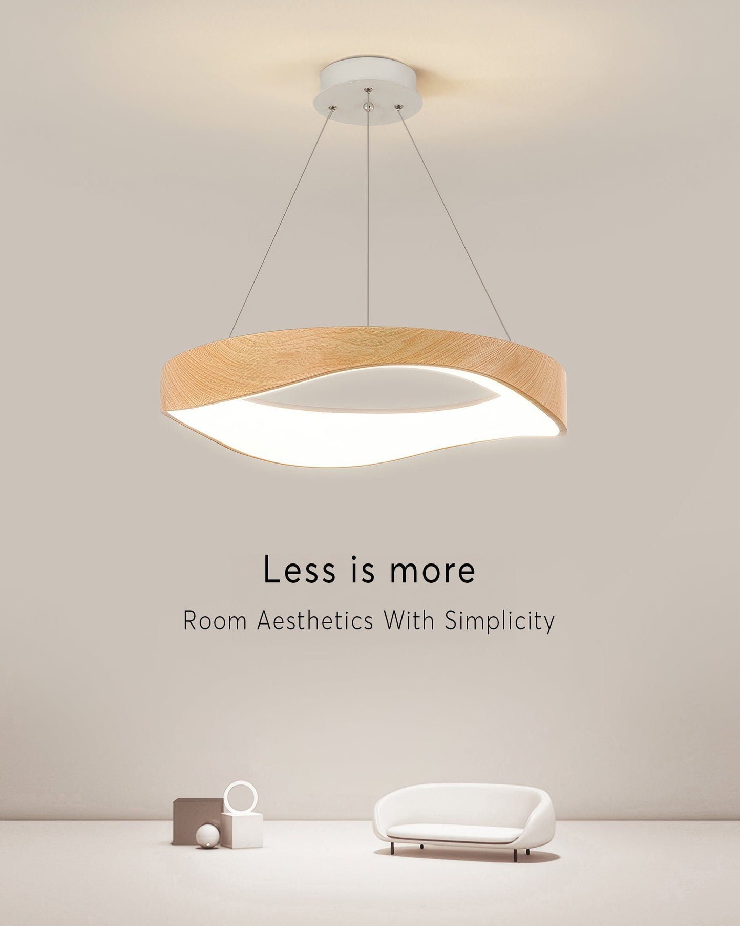 Stylish Circular LED Pendant Light Fixture