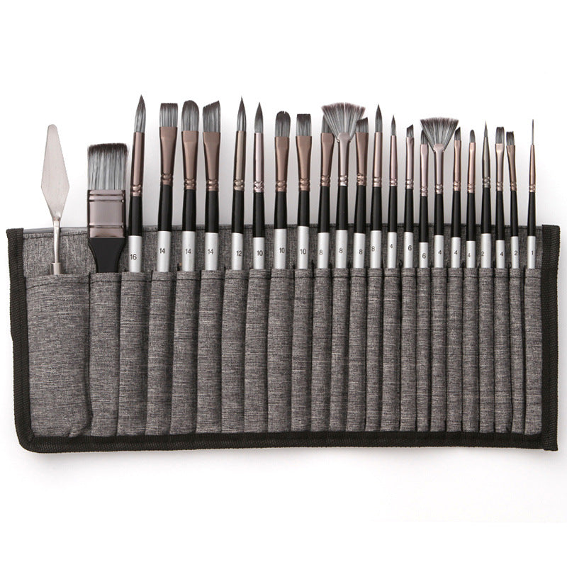 Premium Paint Brush Set with 24 Tools & Blade