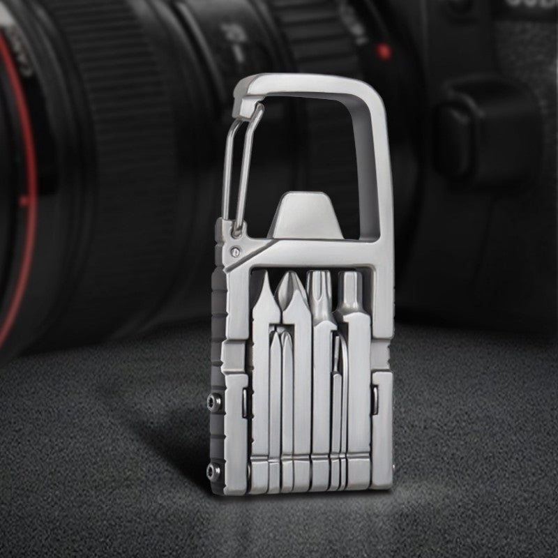 Compact Clip On Carabiner Keychain
