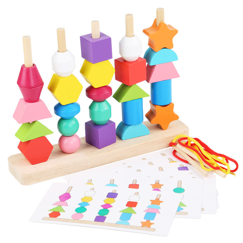 Colorful Learning Shape Sorter Toy - Luxicro
