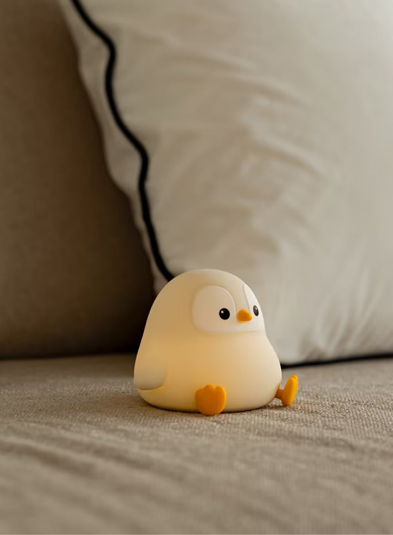 Cute Penguin Nursery Nightlight Silicone Plug