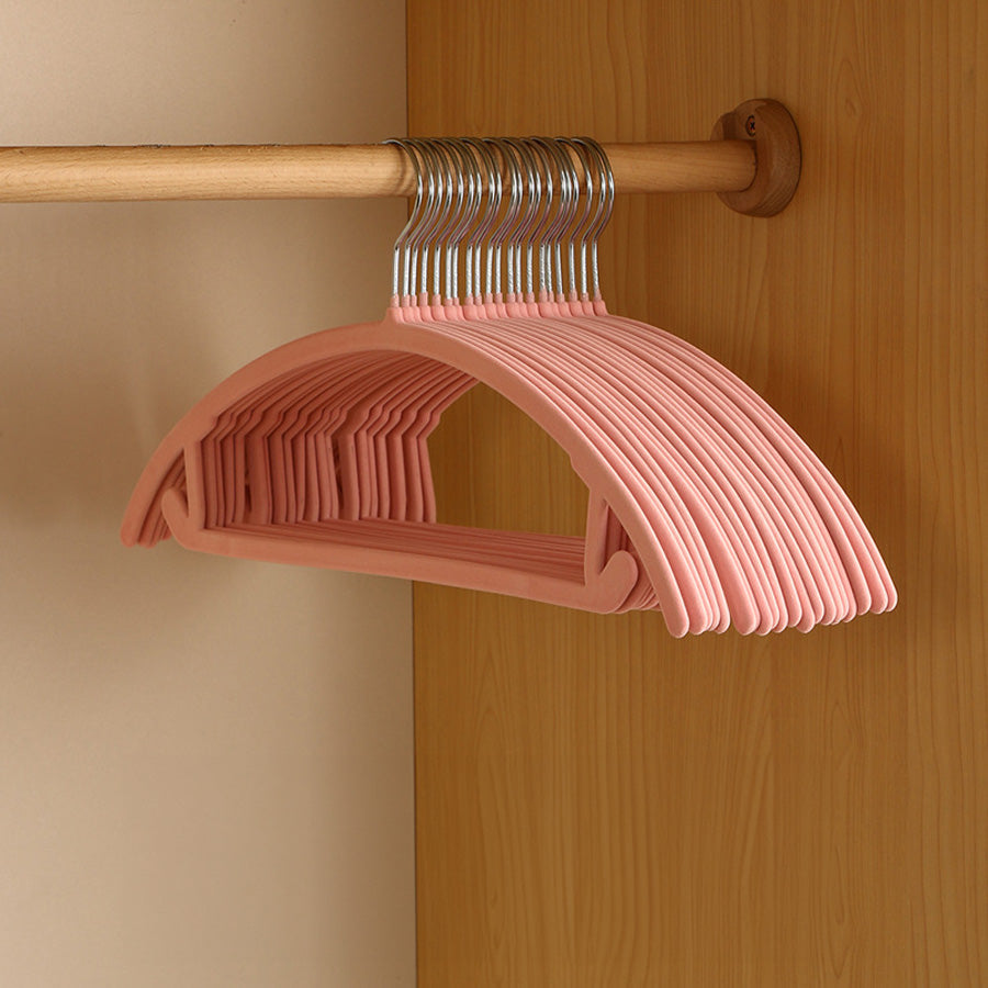 Compact Velvet Slimline Closet Hangers - 10 Pack