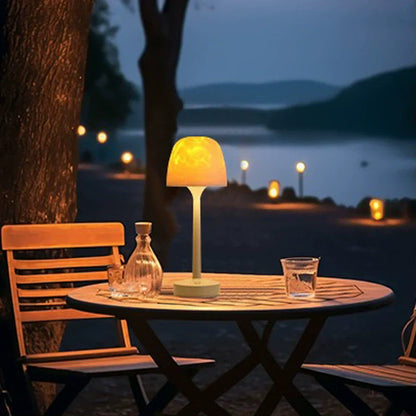 Soothing Ocean Glass Desk Lamp - Luxicro