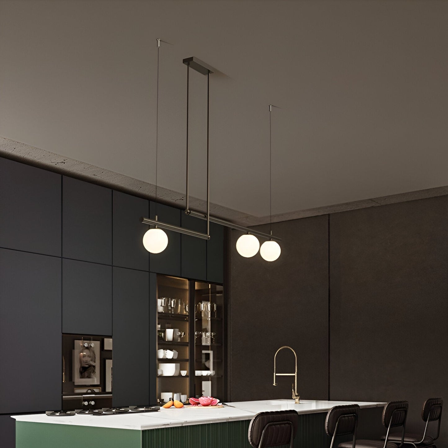 Stylish Clear Hanging Lamp