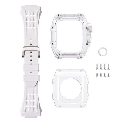 Black Rubber Strap Kit For Apple Watch