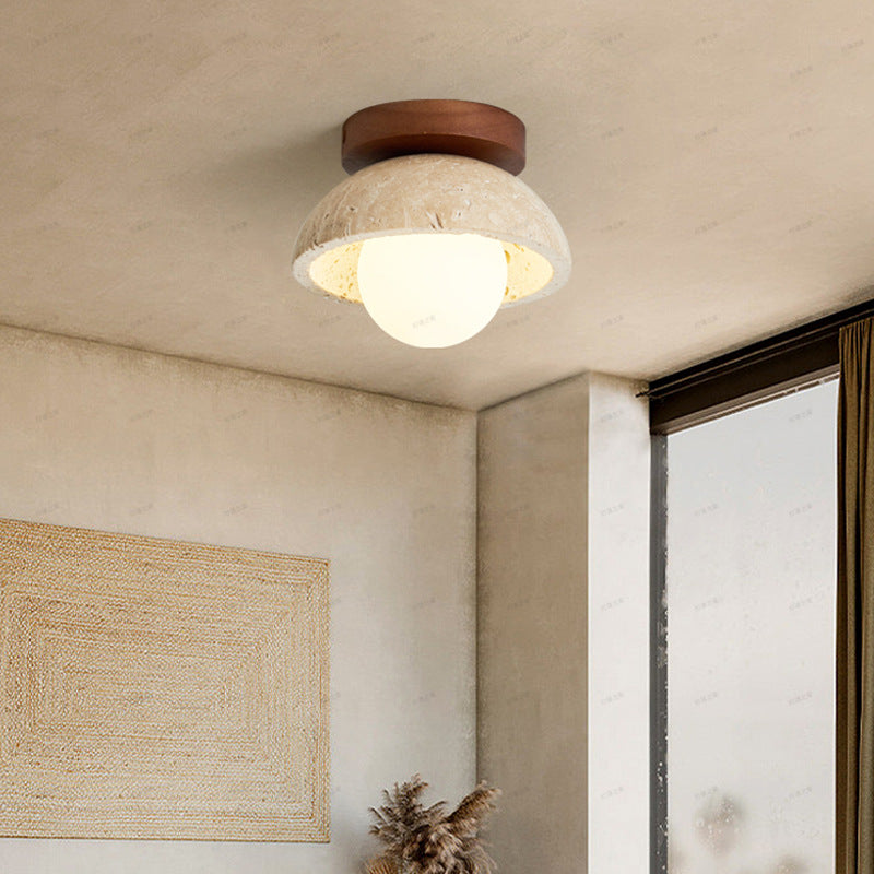Classic Stone Effect LED Wall Lamp