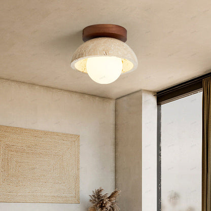 Classic Stone Effect LED Wall Lamp
