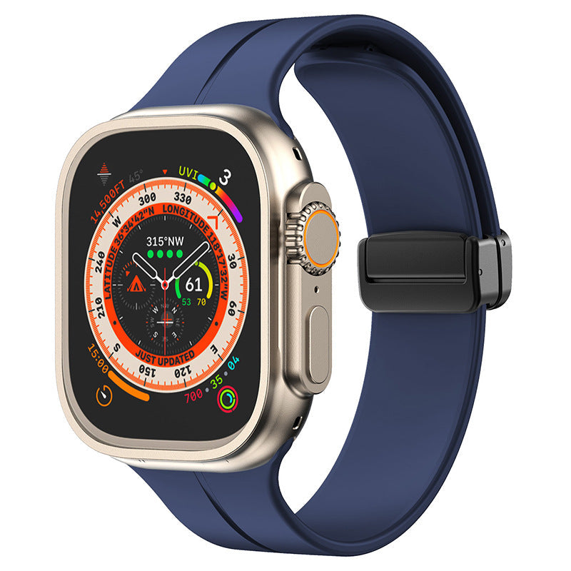 Flexible Soft Magnet Closure Apple Watch Strap