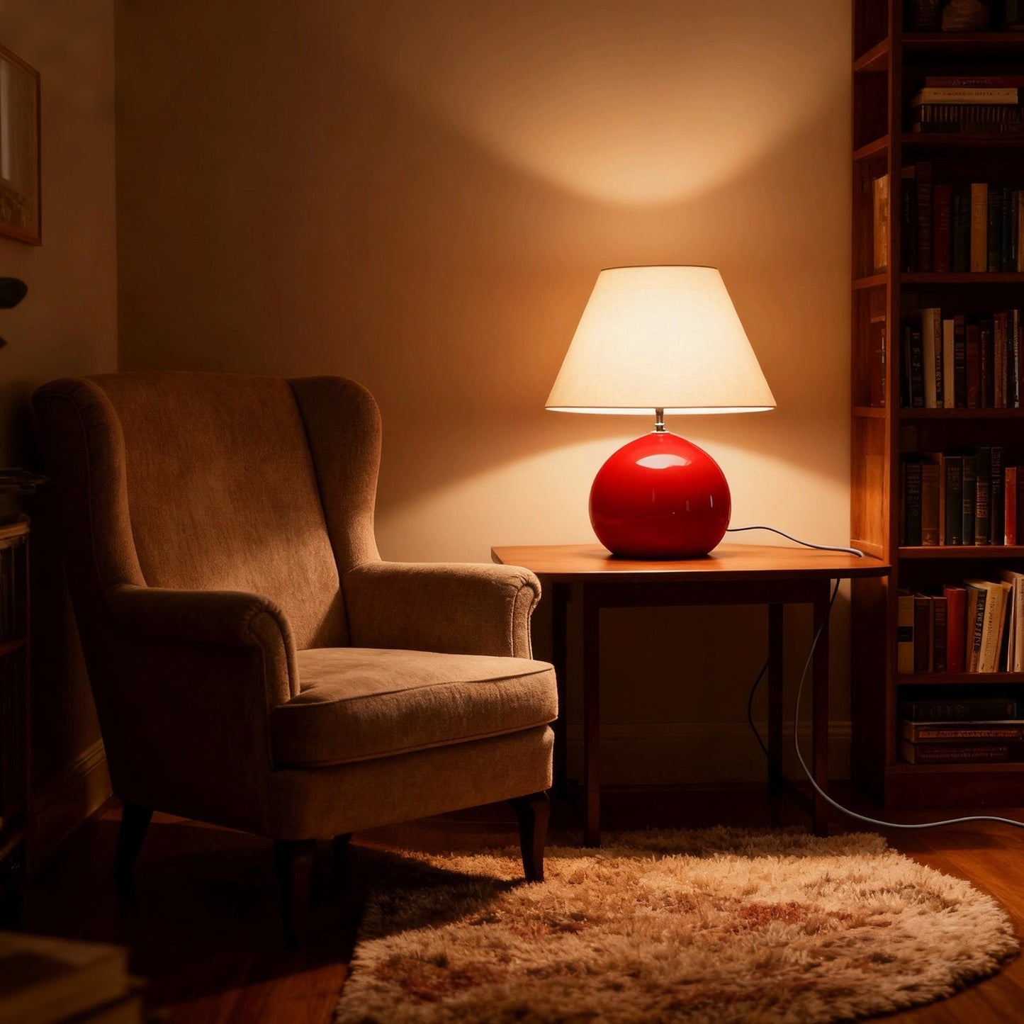 Traditional Wooden Desk Light