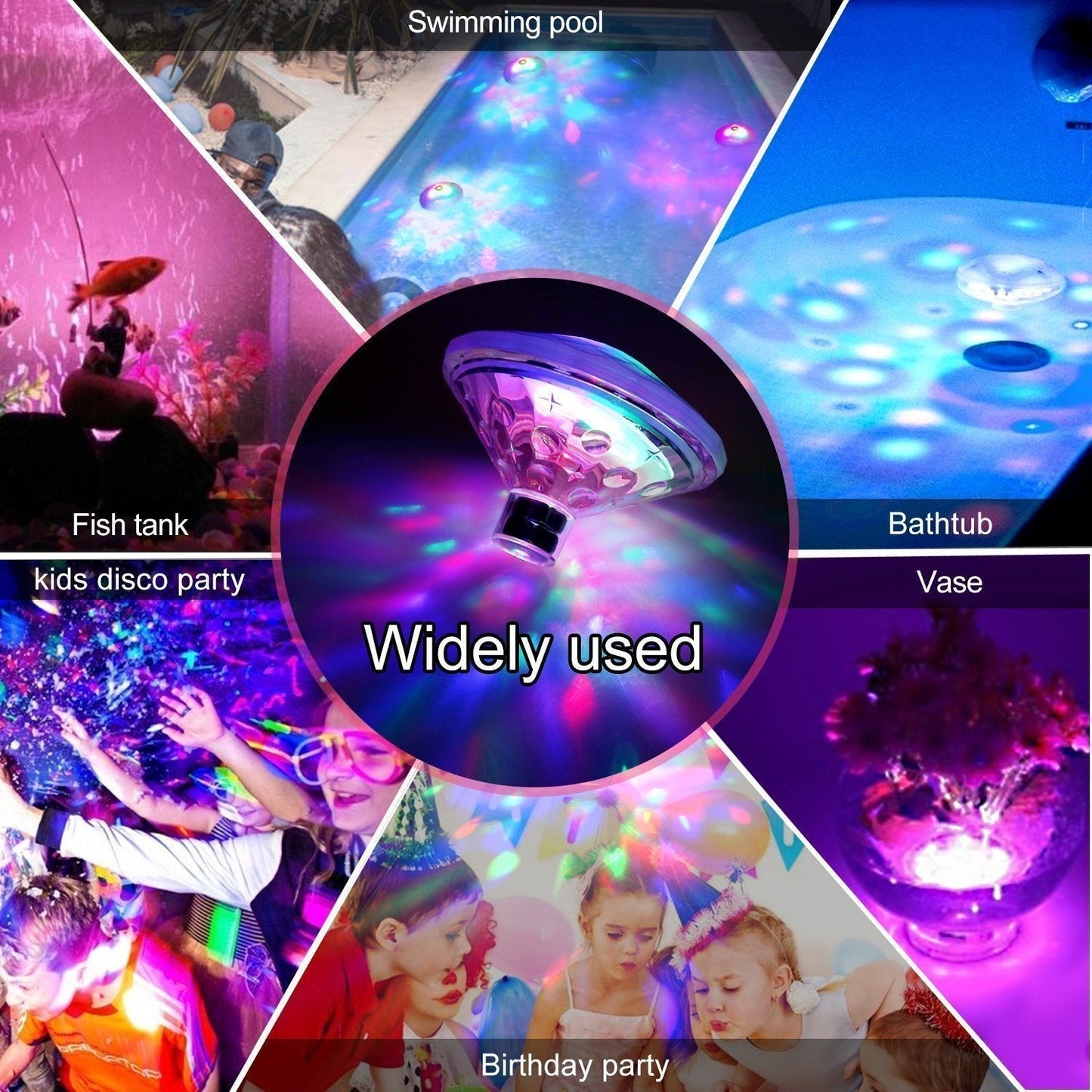Vibrant Pool Float Lamp Waterproof LED Garden Light