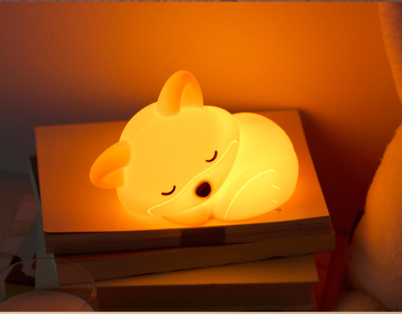 Colorful Fox LED Plug Nightlight