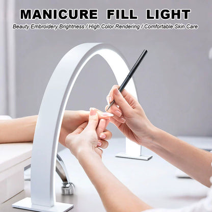 Compact U-Shaped LED Desk Nail Lamp