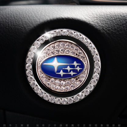 Sparkly Car Key Start Button Cover Ring