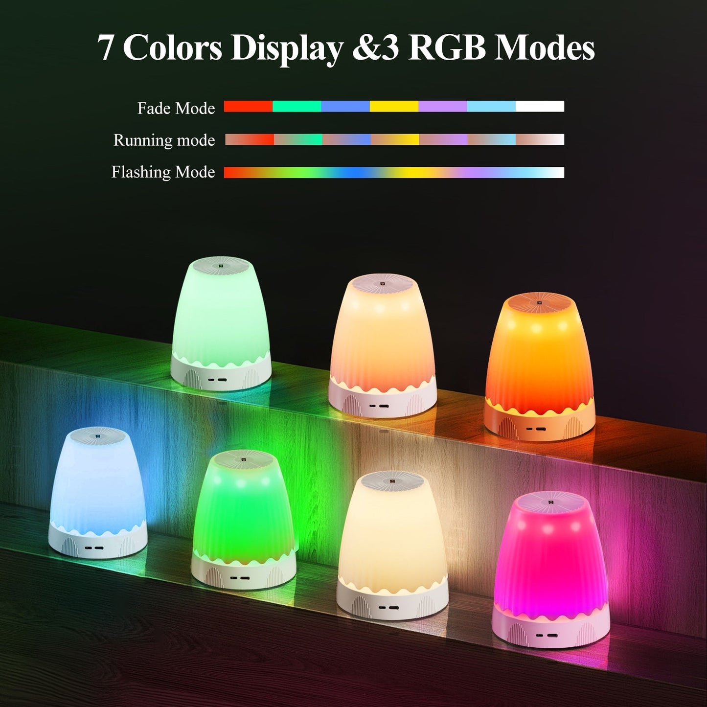 Compact USB Bedside Table Lamp