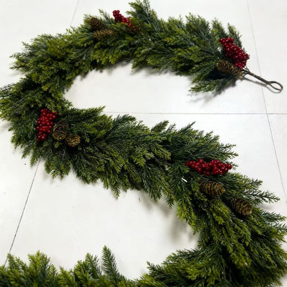 Fresh Fragrant Holiday Evergreen Wreath