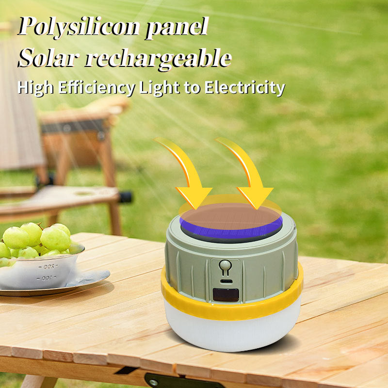 Compact Outdoor Solar Camping Lantern