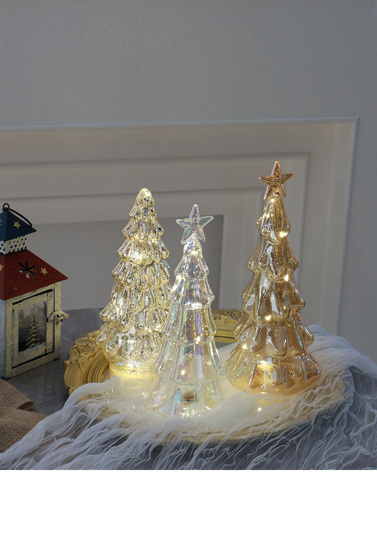 Tiny Glittering Christmas Tree Ornament