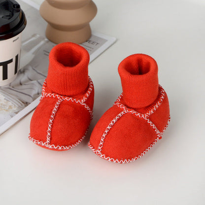 Cozy Baby Booties with Fleece Inside