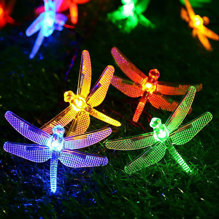 Vibrant Outdoor Solar String Garden Lights
