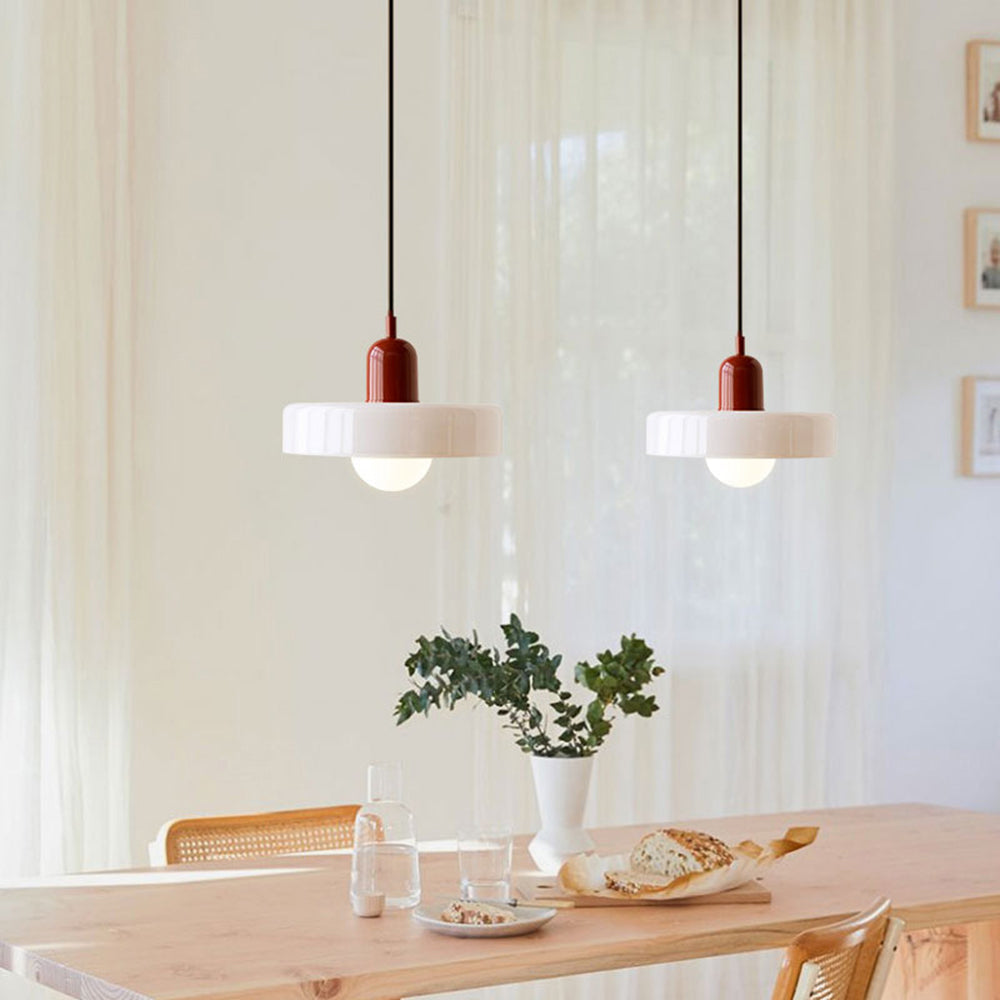 Vibrant Glass Pendant Light in Modern Design