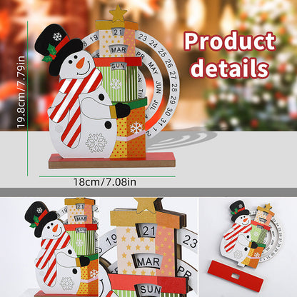 Holiday Wood Countdown Advent Calendar