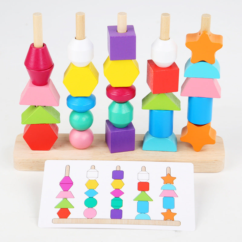 Colorful Learning Shape Sorter Toy