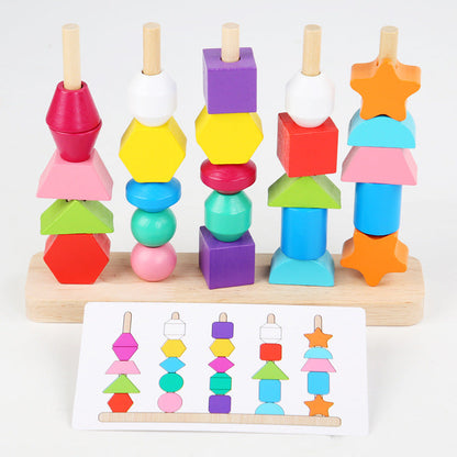Colorful Learning Shape Sorter Toy