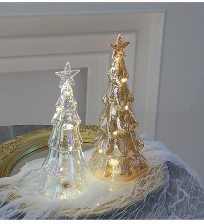 Tiny Glittering Christmas Tree Ornament