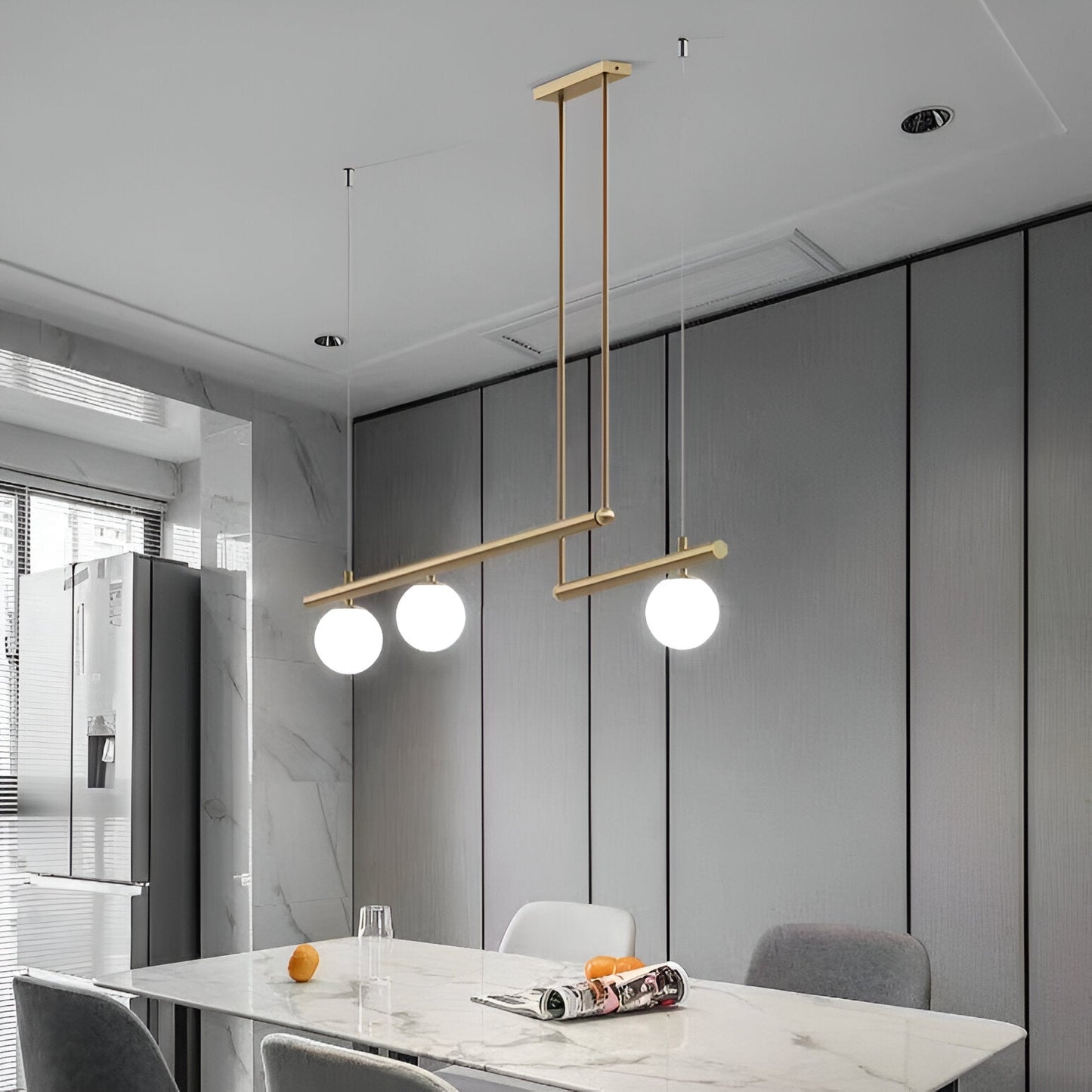 Stylish Clear Hanging Lamp