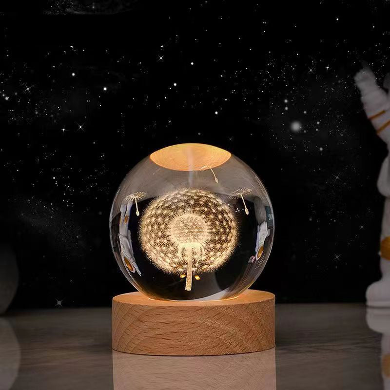 Shining Crystal Orb Decoration