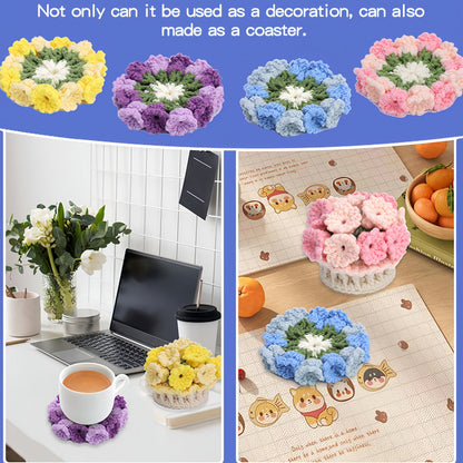 Vibrant Flower Pattern Coasters