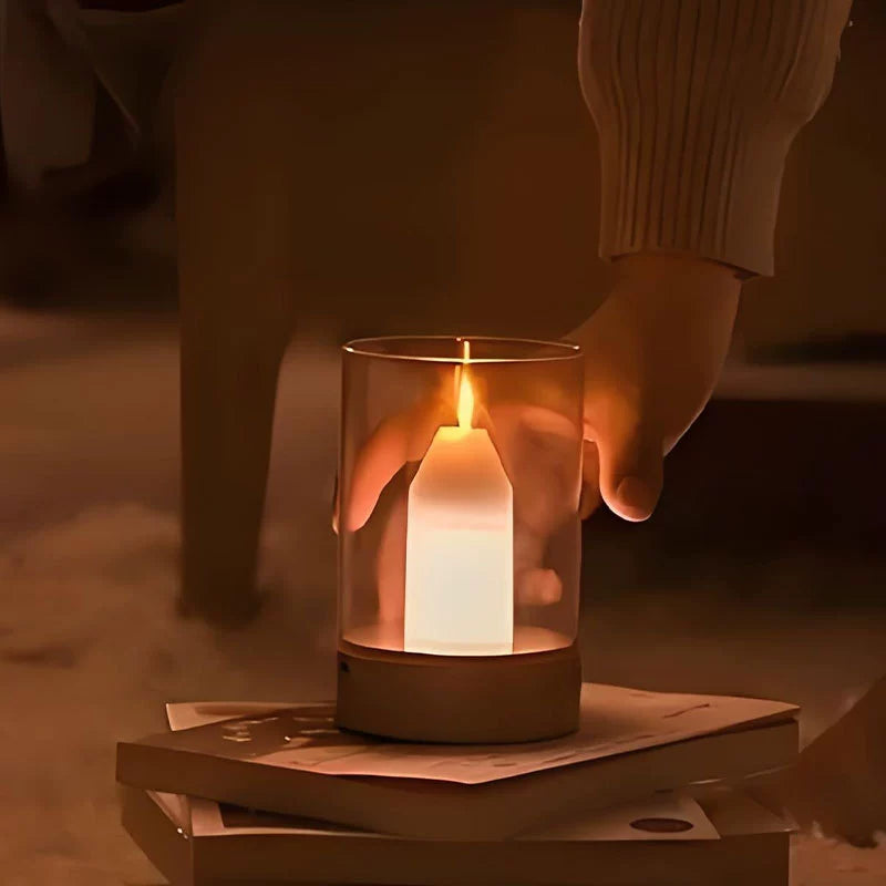 Sensory Dimmable Warm Candle Table Lamp - Luxicro