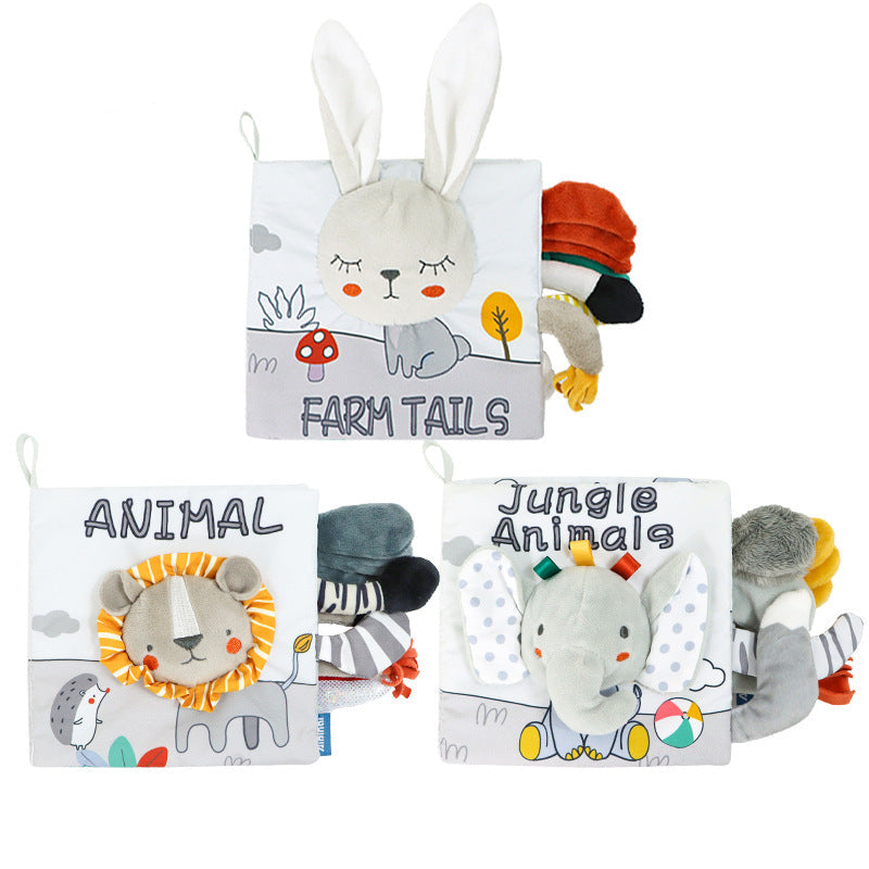 Cuddly Educational Children's Plush Book Toy