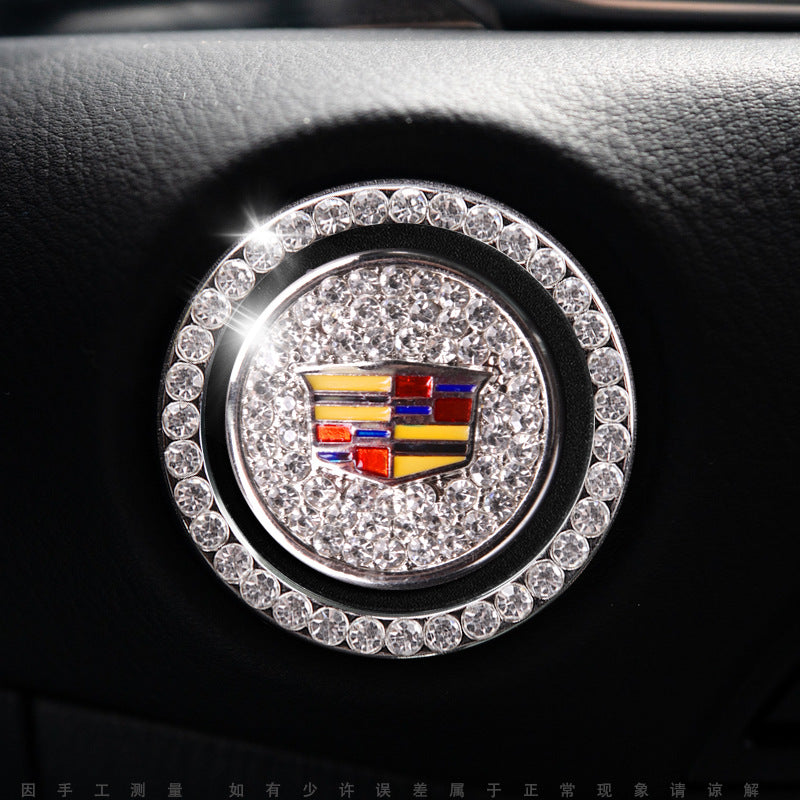Sparkly Car Key Start Button Cover Ring